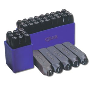 LETTER AND NUMBER PUNCH SETS