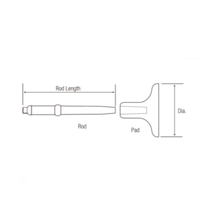 TAMPING ROD AND PAD